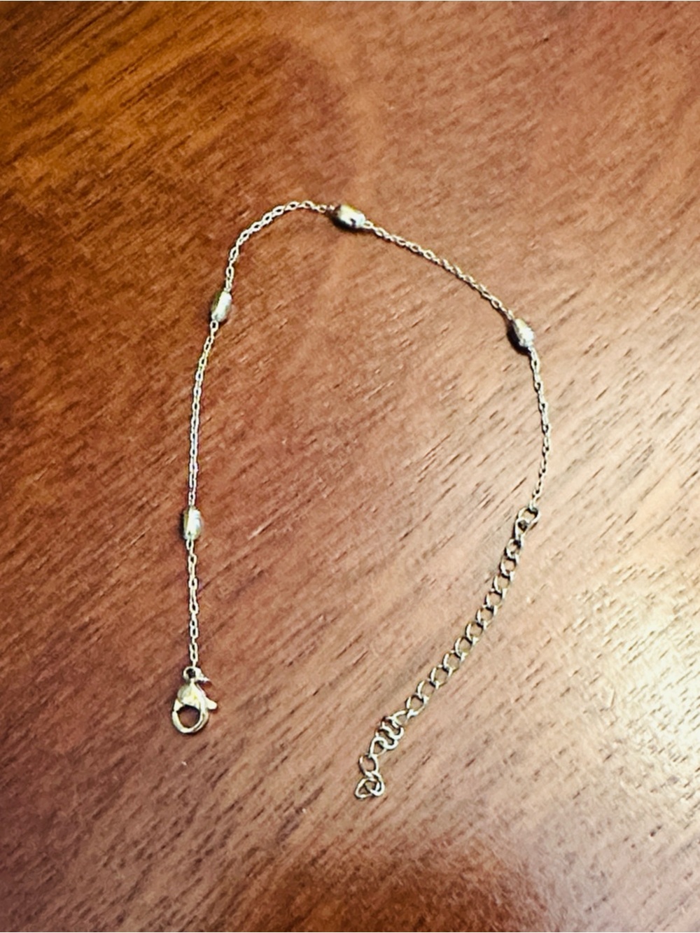 Fashion Jewelry Gold Delicate Bead Chain Bracelet